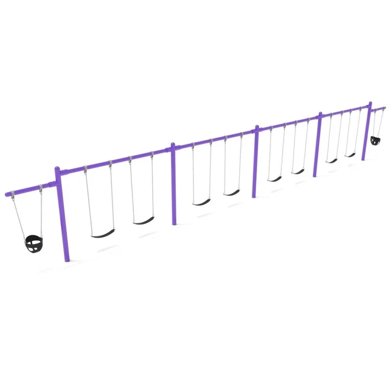 Double Cantilever Swing Set - 4 Bay