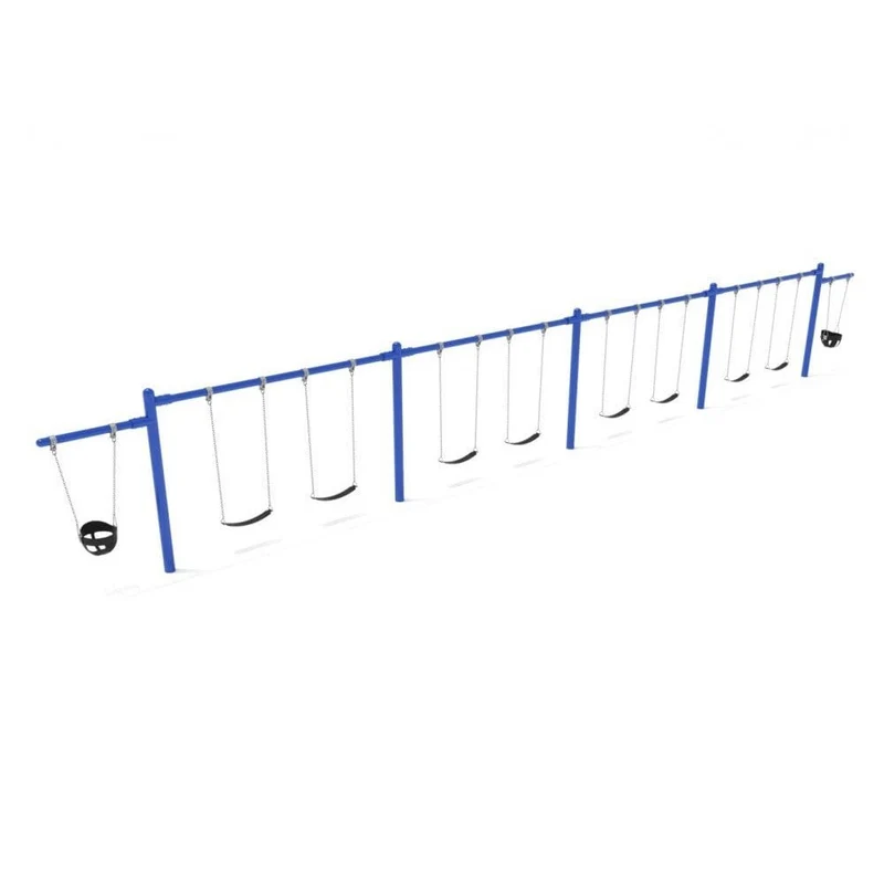 Double Cantilever Swing Set - 4 Bay