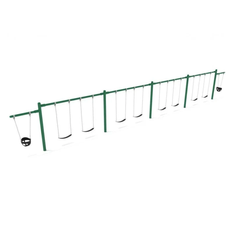 Double Cantilever Swing Set - 4 Bay