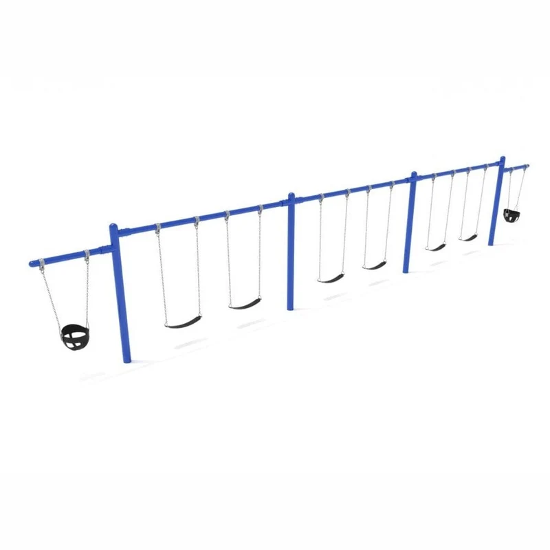 Double Cantilever Swing Set - 3 Bay