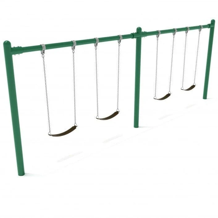 Single Post Swing Set - 2 Bay