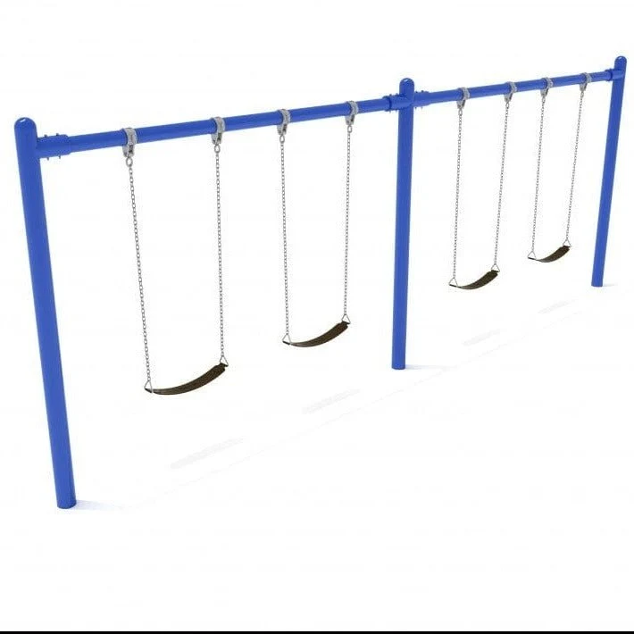 Single Post Swing Set - 2 Bay