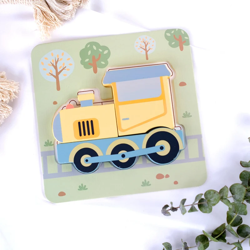 BusyKids Set de puzzles "Transport"