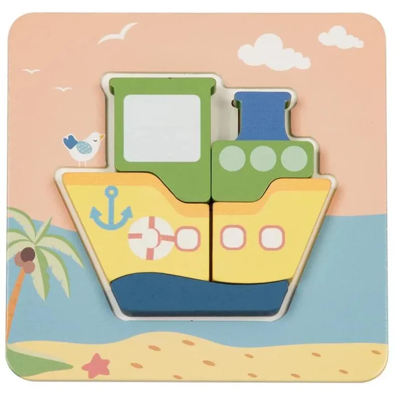 BusyKids Set de puzzles "Transport"