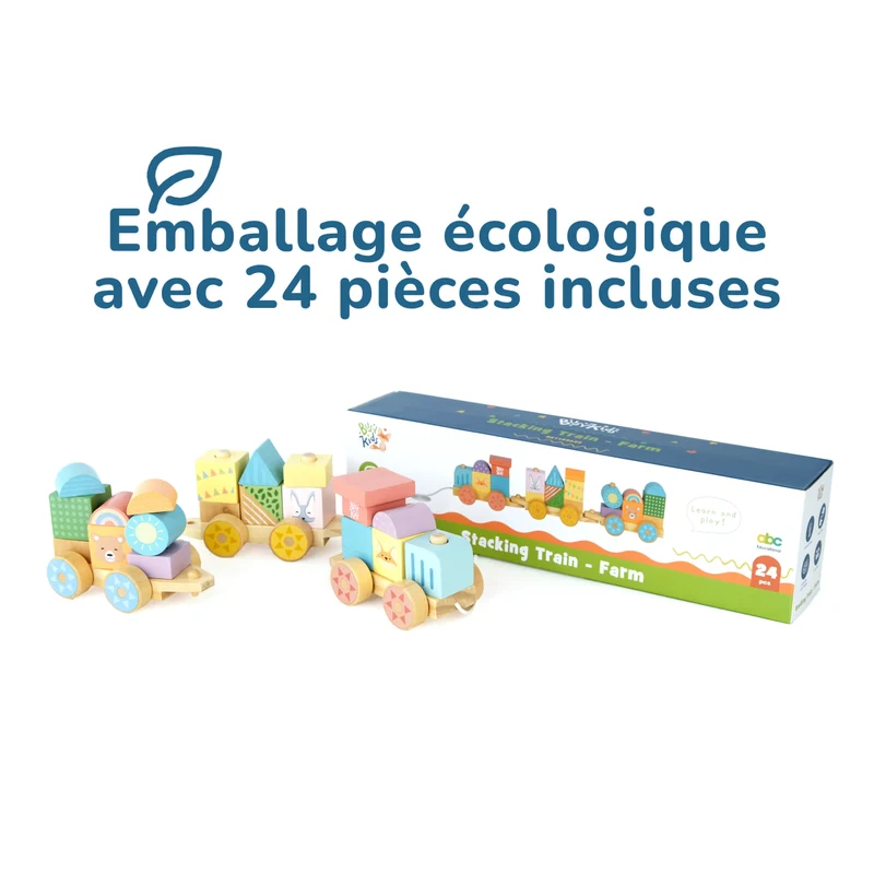 BusyKids Train à Blocs
