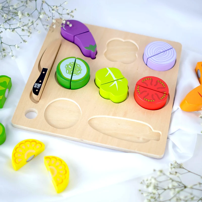 Le trieur en bois Montessori "Légumes" pour enfants