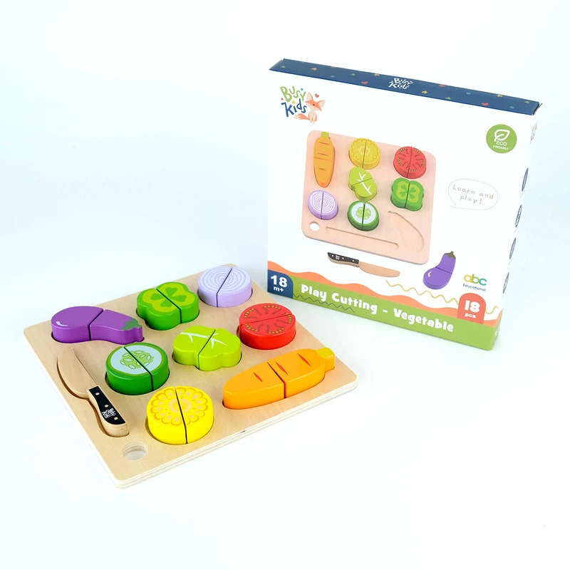 Le trieur en bois Montessori "Légumes" pour enfants