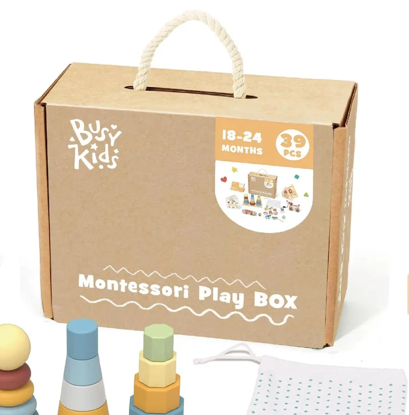 Coffret de Jeu Montessori - ensemble pour les enfants de 18 à 24