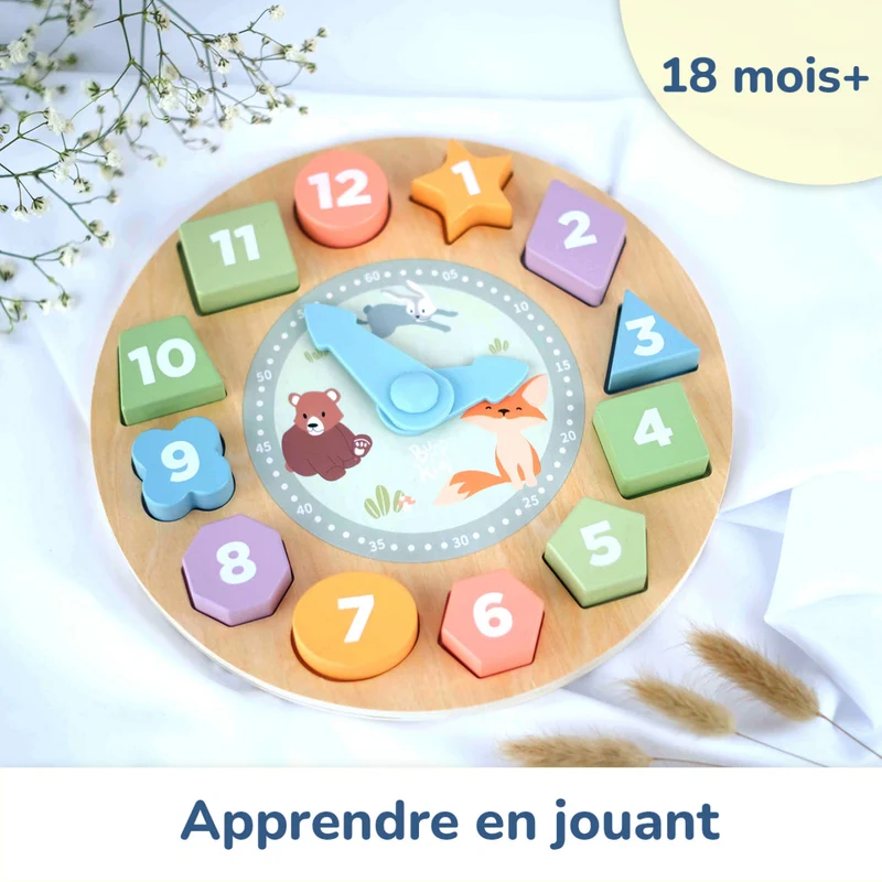 Horloge-Puzzle Enfant BusyKids