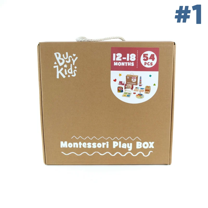 Coffret de Jeu Montessori pour les enfants de 12 à 18 mois