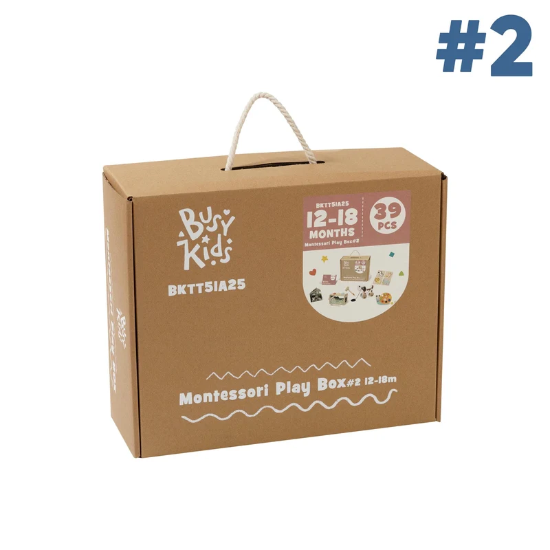 Coffret de Jeu Montessori pour les enfants de 12 à 18 mois