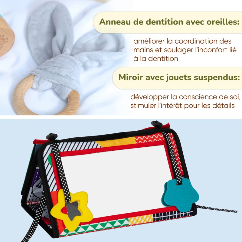 Coffret de Jeu Montessori pour les bébés de 0 à 6 mois BusyKids