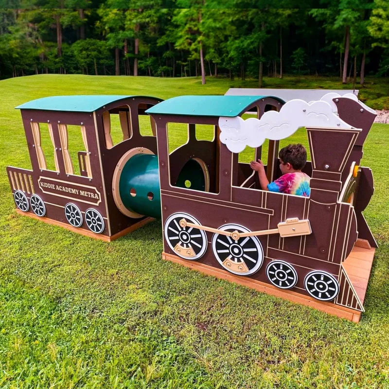 Toddler Steam Engine With Coach Playset