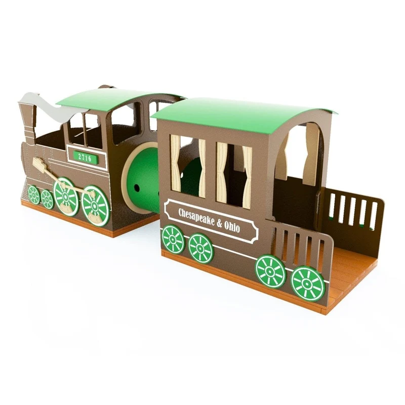 Toddler Steam Engine With Coach Playset
