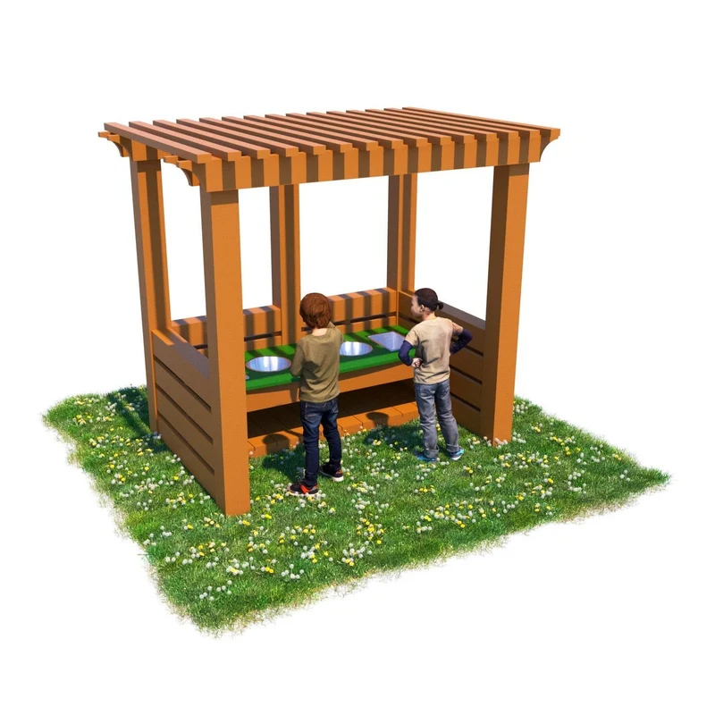 Pergola With Mud Kitchen