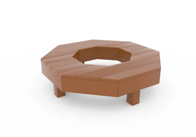 Octagonal Tree Bench