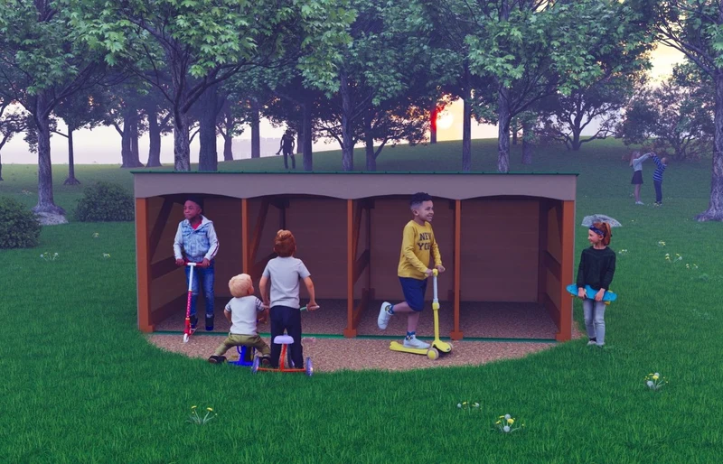 Pram Storage Shed