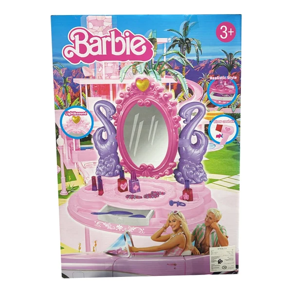 Mini coiffeuse de maquillage Barbie