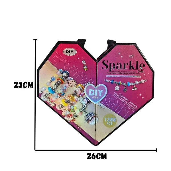3 en 1 Boite de bracelets 1388 pcs