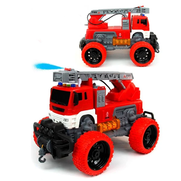 Camion de pompier avec jet d'eau-29-05-25