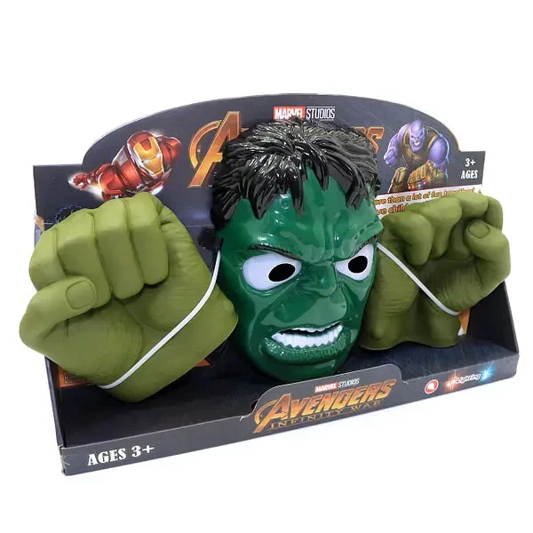 Pack de gants avec masque Hulk