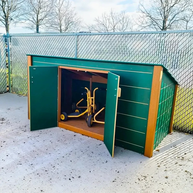 Single Modern Trike Shed