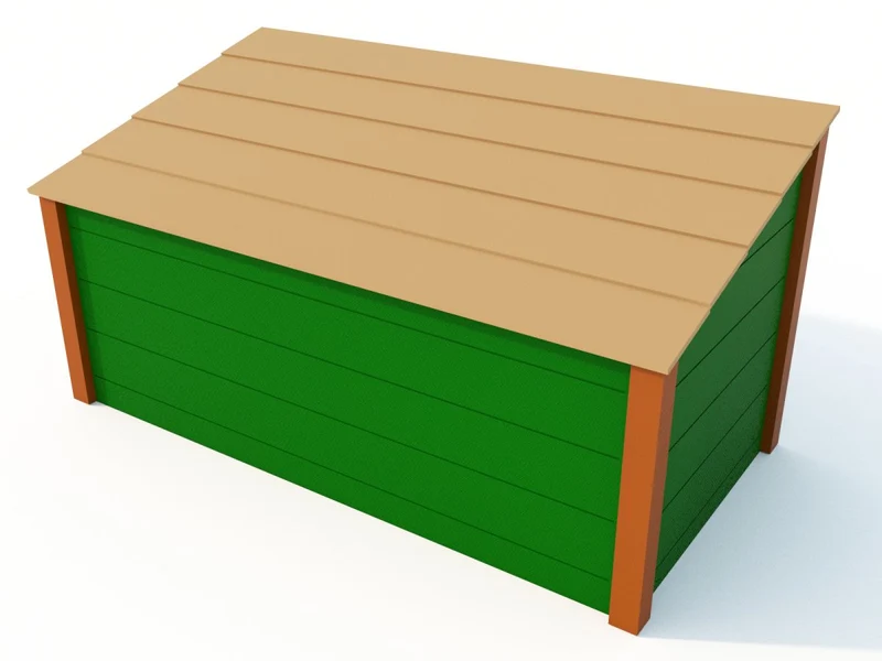 Single Modern Trike Shed