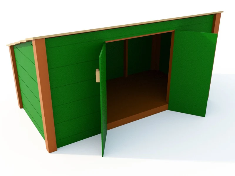 Single Modern Trike Shed