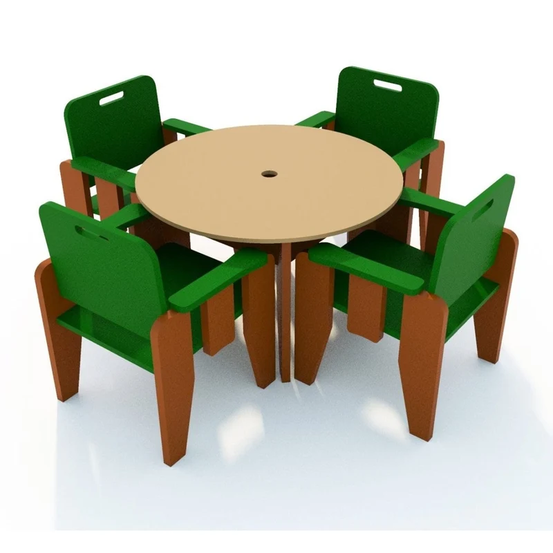 Cafe Table & 4 Chairs