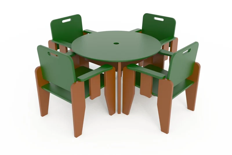 Cafe Table & 4 Chairs
