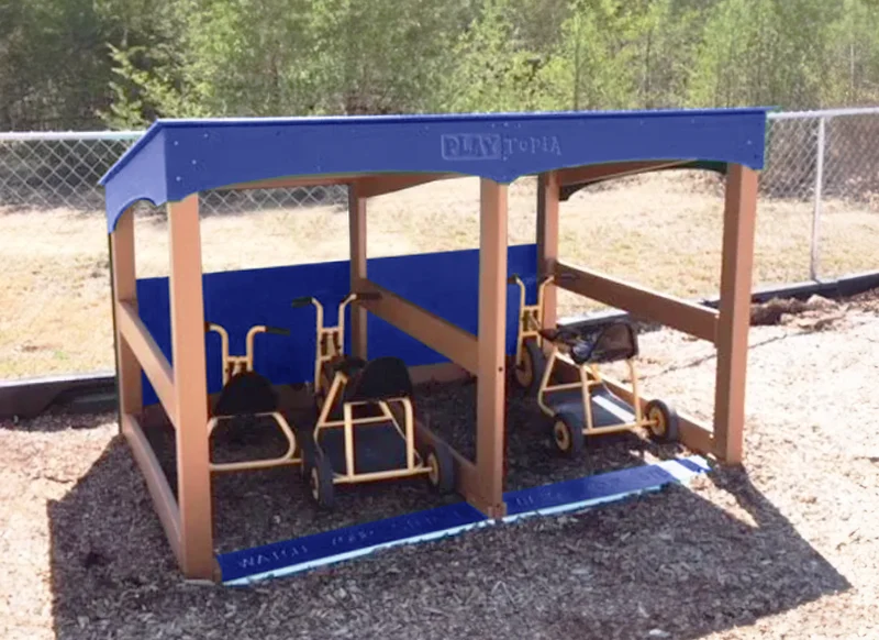 Open Trike Shed