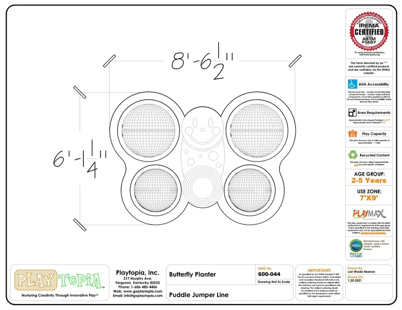 Butterfly Sand & Water Table / Planter