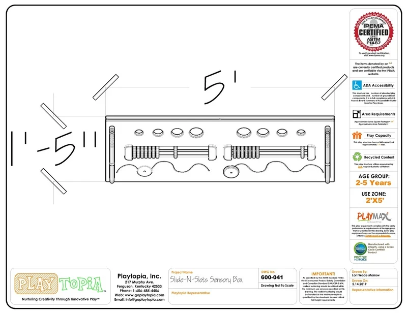 Slide-N-Slots Sensory Box