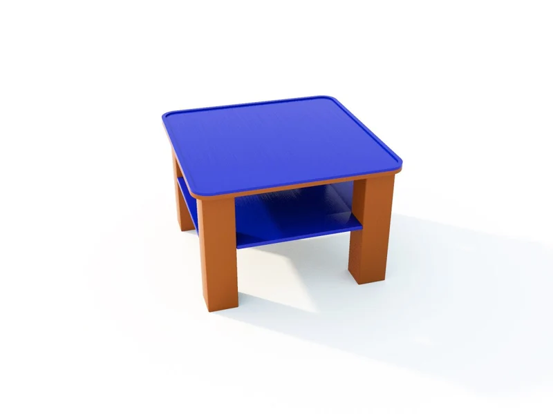 Craft Table With Raised Edge