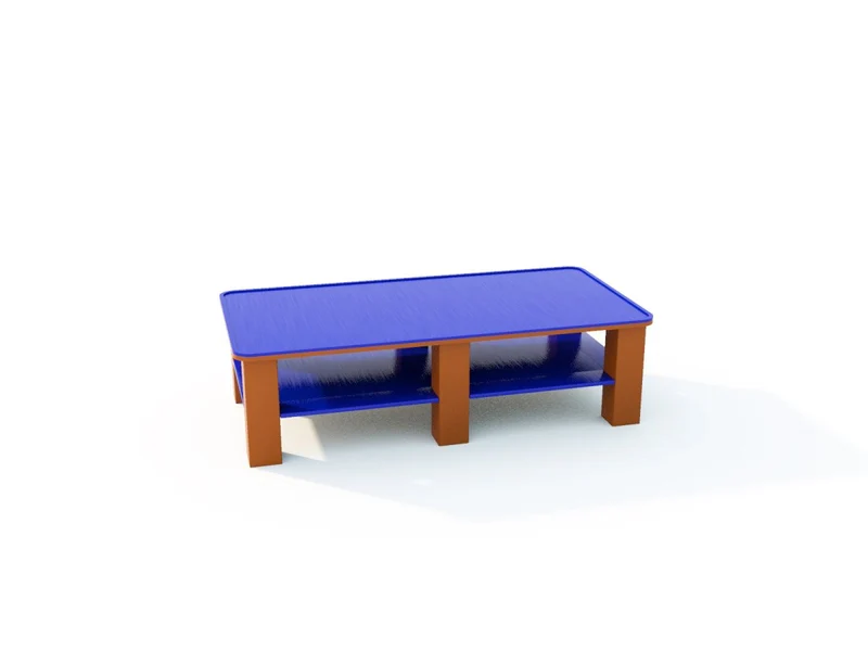 Craft Table With Raised Edge