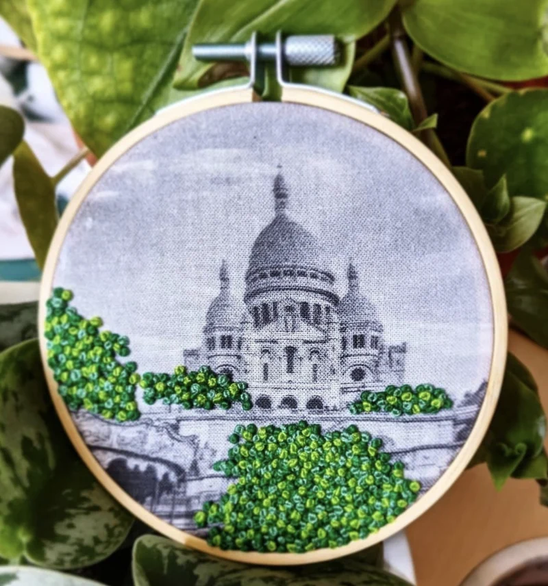 Montmartre - mini kit de broderie débutant
