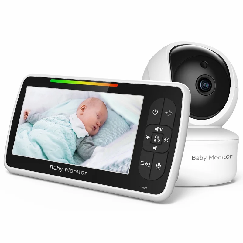 SM650 5-Inch No-WiFi Baby Monitor with Camera