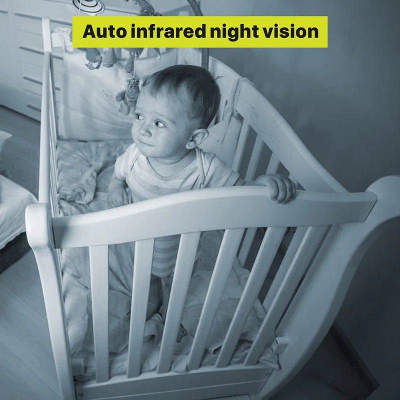 SM650 5-Inch No-WiFi Baby Monitor with Camera