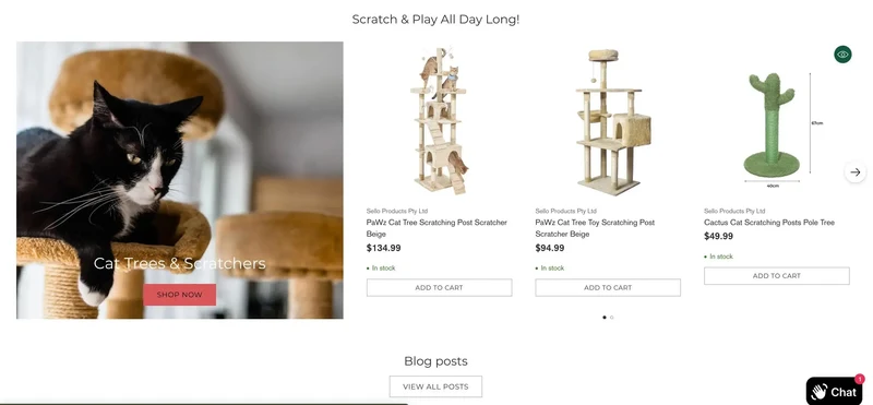 Buy A Cat Pet Shopify Dropship Store | Built From Scratch