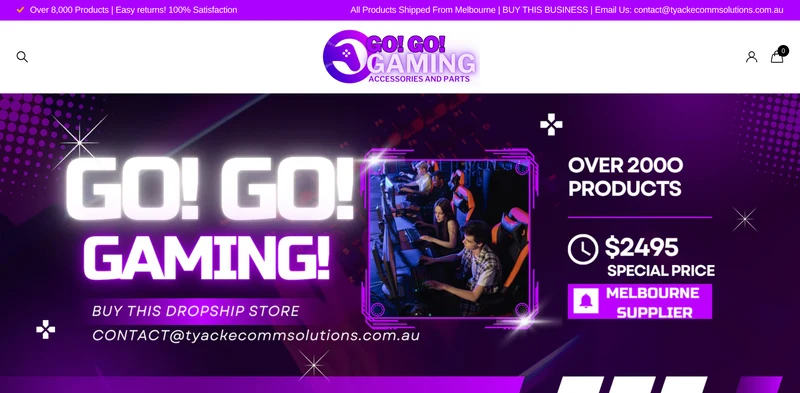 Buy A Gaming Accessories Shopify Dropship Store | Built From Scratch