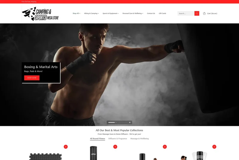 Buy A Shopify Sports & Outdoors Shopify Dropship Store | Built From Scratch