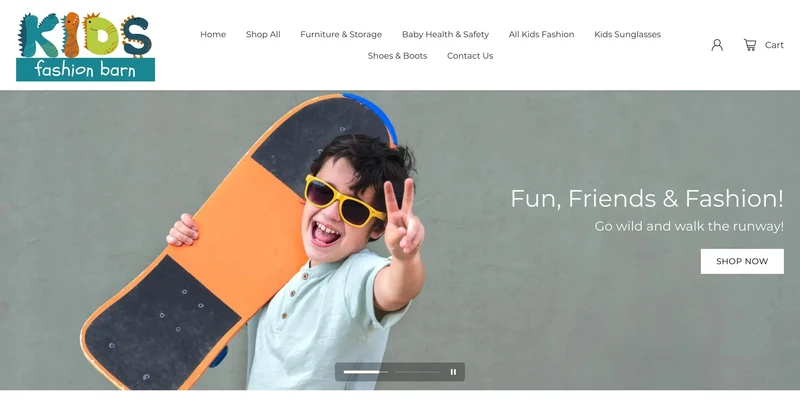 Buy A Shopify Childrens Fashion Dropship Store | Built From Scratch