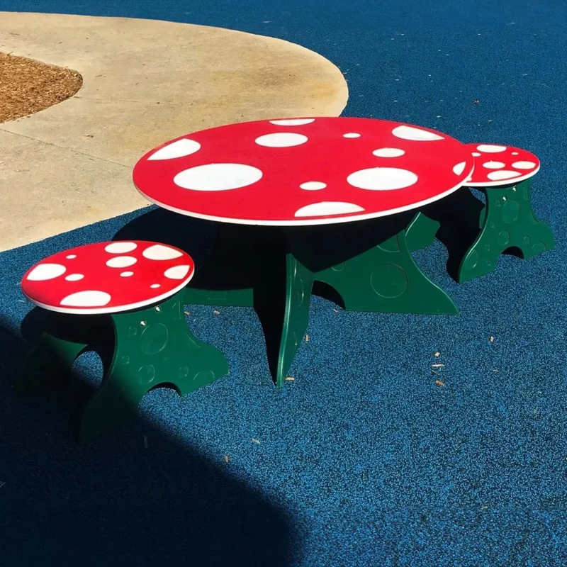Toddler Mushroom Table & Chairs