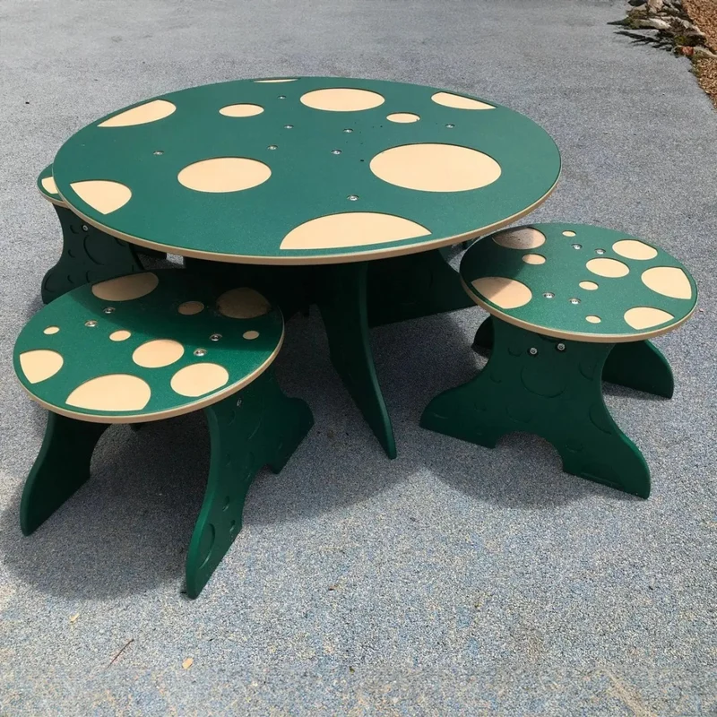 Toddler Mushroom Table & Chairs