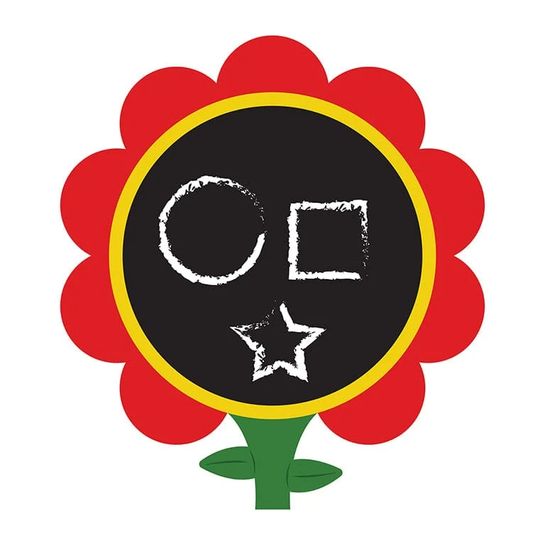 Fence Flower Chalkboard
