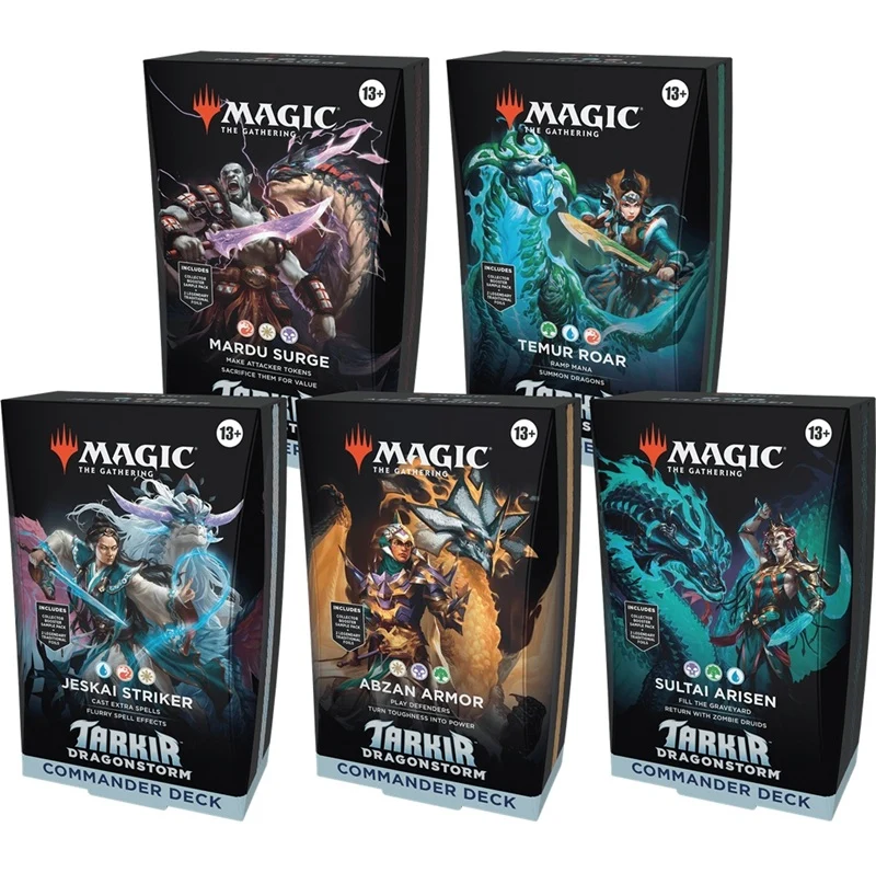 Lot de 5 Decks Commander Magic Tarkir