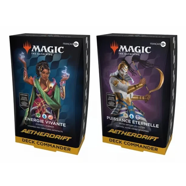 Lot de 2 Decks Commander Magic Aetherdrift