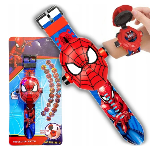 Montre avec projection Spiderman