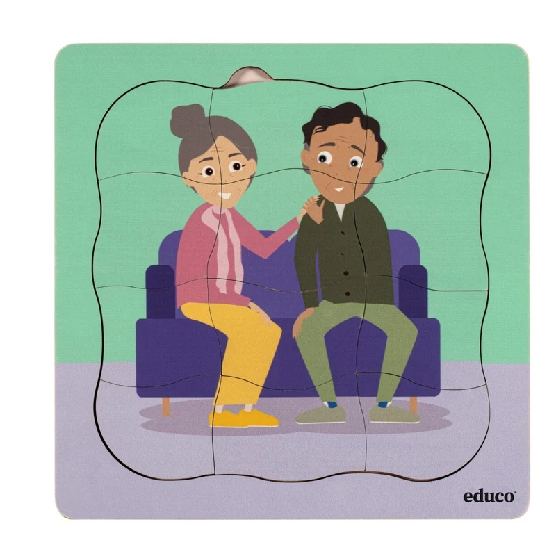 Puzzle de croissance - homme et femme