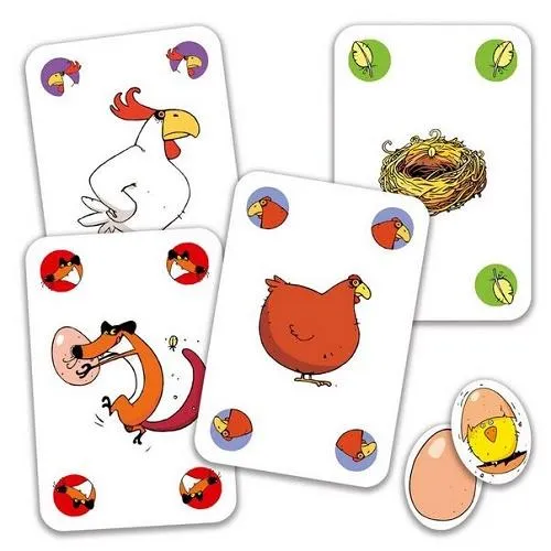 Djeco Card Game Piou Piou / jeu des cartes
